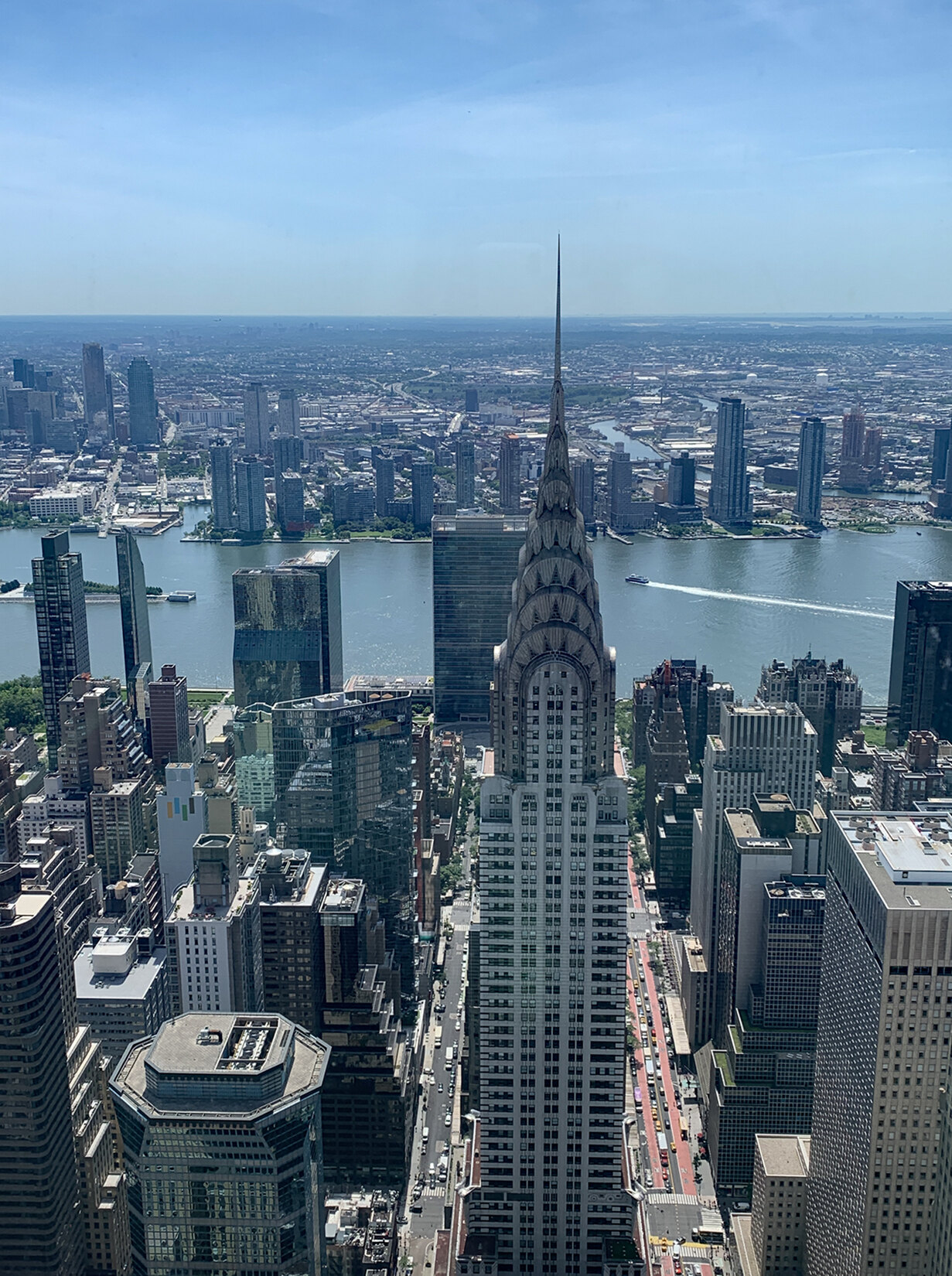 The Chrysler Building seen from One Vanderbilt in 2022.
